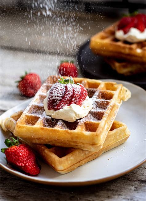 do belgian waffles come from belgium